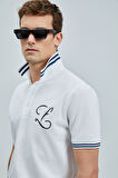 Lufian Erkek Everes Smart Polo T-Shirt 111040216 Beyaz