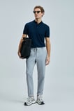 Glen Smart Erkek Chino Pantolon Slim Fit Gri