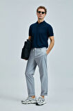 Glen Smart Erkek Chino Pantolon Slim Fit Gri