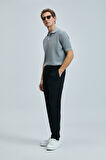 Lufian Hunter Smart Erkek Chino Pantolon Slim Fit Siyah