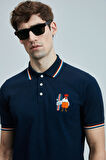 Lufian Erkek Sansa Smart Polo T-Shirt 111040218 Lacivert