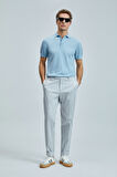 Lufian Erkek Plus Smart Slim Fit Chino Pantolon 111190339 Taş