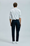 Lufian Erkek Plus Smart Slim Fit Chino Pantolon 111190339 Lacivert