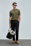 Albert Smart Erkek Chino Pantolon Comfort Pileli Siyah
