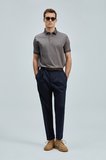 Albert Smart Erkek Chino Pantolon Comfort Pileli Lacivert