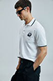 Lufian Erkek Sandor Smart Polo T-Shirt 111040223 Beyaz