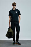 Lufian Erkek Slash Smart Polo T-Shirt 111040224 Siyah