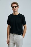 Junya Erkek Basic Tişört Siyah