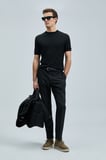 Luta Smart Erkek Chino Pantolon Comfort Fit Siyah