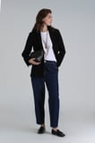 Lıly Kadın Denim Mom Fıt- Yüksek Bel Mavi