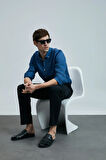 Lufian Bert Smart Erkek Chino Pantolon Slim Fit Siyah