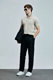 Lufian Bert Smart Erkek Chino Pantolon Slim Fit Siyah
