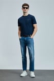 Orlando Smart Jean Erkek Pantolon Slim Fit Mavi