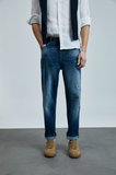 Salvator Smart Jean Erkek Pantolon Slim Fit Mavi