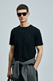 Lufian Pablo Modern Grafik T- Shirt Siyah