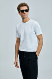 Lufian Erkek Pablo Modern Grafik T-Shirt 111020265 Beyaz