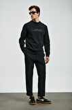 Lufian Luther Erkek Sweatshirt 112030171,Siyah,XS