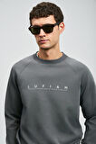 Lufian Erkek Cooper Sweatshirt 112030177 Koyu Gri