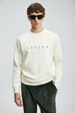 Cooper Erkek Sweatshirt Kırık Beyaz