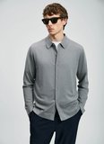 Lufian Polo Yaka Slim Fit Gri Erkek Kazak KENNY