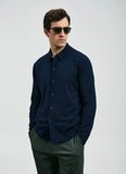 Lufian Polo Yaka Slim Fit Lacivert Erkek Kazak KENNY