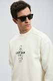 Sımba Erkek Sweatshirt Kırık Beyaz