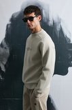 Dark Erkek Sweatshirt Ekru