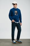 Andrea Spor Jean Erkek Pantolon Slim Fit Mavi