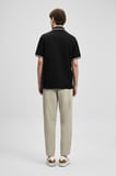 LUFIAN Erkek Grom Smart Polo T-Shirt 111040232 Siyah