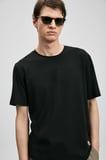 LUFIAN Pamuklu Regular Fit Bisiklet Yaka Basic T Shirt Erkek T SHİRT 111020312 SİYAH