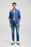 Pitaya Erkek Keten Gömlek Comfort Fit Saks