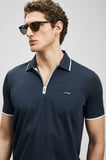 LUFIAN Erkek Chase Smart Polo T-Shirt 111040236 Lacivert