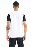 Tommy Life Erkek Beyaz 0 Yaka T-shirt 88185 