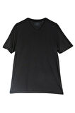 Bsm Erkek Supima Pamuk V Yaka T-shirt 41853 