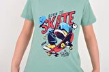 erkek çocuk kapri  pijama takımı born to skate çağla