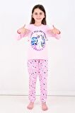 Kız Çocuk Uzun Kollu Pijama Takımı My Friend Unicorn
