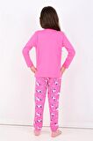 Kız Çocuk Uzun Kollu Pijama Takımı My Friend Unicorn