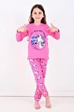 Kız Çocuk Uzun Kollu Pijama Takımı My Friend Unicorn