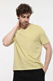defy's ERKEK KISA KOLLU BASKILI OVERSIZE KALIP BİSİKLET YAKA TİŞÖRT