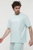 defy's ERKEK KISA KOLLU BASKILI OVERSIZE KALIP BİSİKLET YAKA TİŞÖRT
