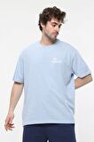 defy's ERKEK KISA KOLLU BASKILI OVERSIZE KALIP BİSİKLET YAKA TİŞÖRT