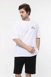 defy's ERKEK KISA KOLLU BASKILI OVERSIZE KALIP BİSİKLET YAKA TİŞÖRT