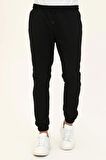 defy's ERKEK FLETO CEP DETAYLI JOGGER SİYAH - M