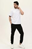 defy's ERKEK FLETO CEP DETAYLI JOGGER SİYAH - M