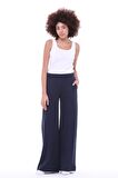 defy's Kadın Oversize Bol Paçalı Pantolon Lacivert