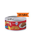 Supreme Cat Kıyılmış Tavuklu ve Biftekli Yetişkin Kedi Konservesi 85Gr x 24 Adet