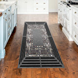 Dekoreko Kaymaz Taban Djt Mutfak Halısı Star Pamuk Modern M5132