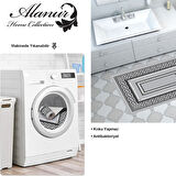 Dekoreko Kaymaz Taban Djt Banyo Halısı Trend Modern 651M