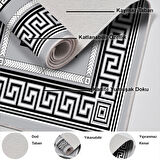 Dekoreko Kaymaz Taban Djt Banyo Halısı Trend Modern 651M