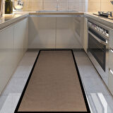 Alanur Home Kaymaz Taban Djt Banyo Mutfak Salon Halı  Trend Dokuma Desen E5001